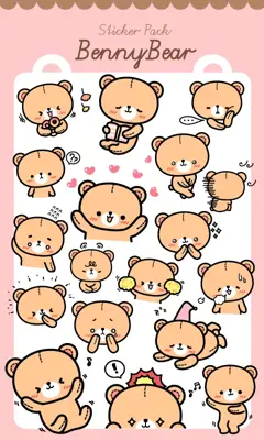 Bennybear Sticker android App screenshot 2